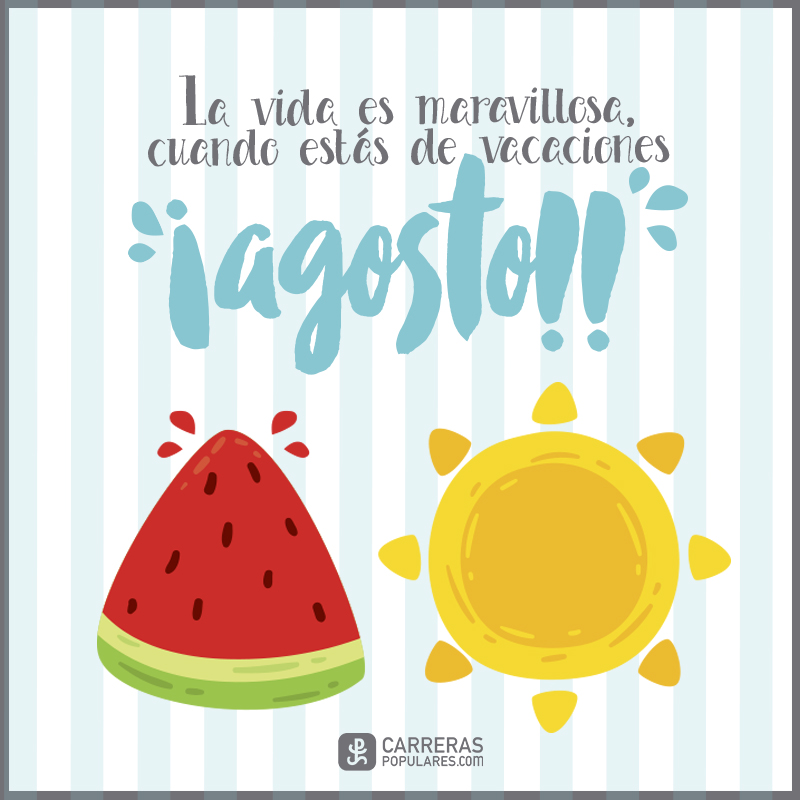 ¡La vida es maravillosa! Felices vacaciones