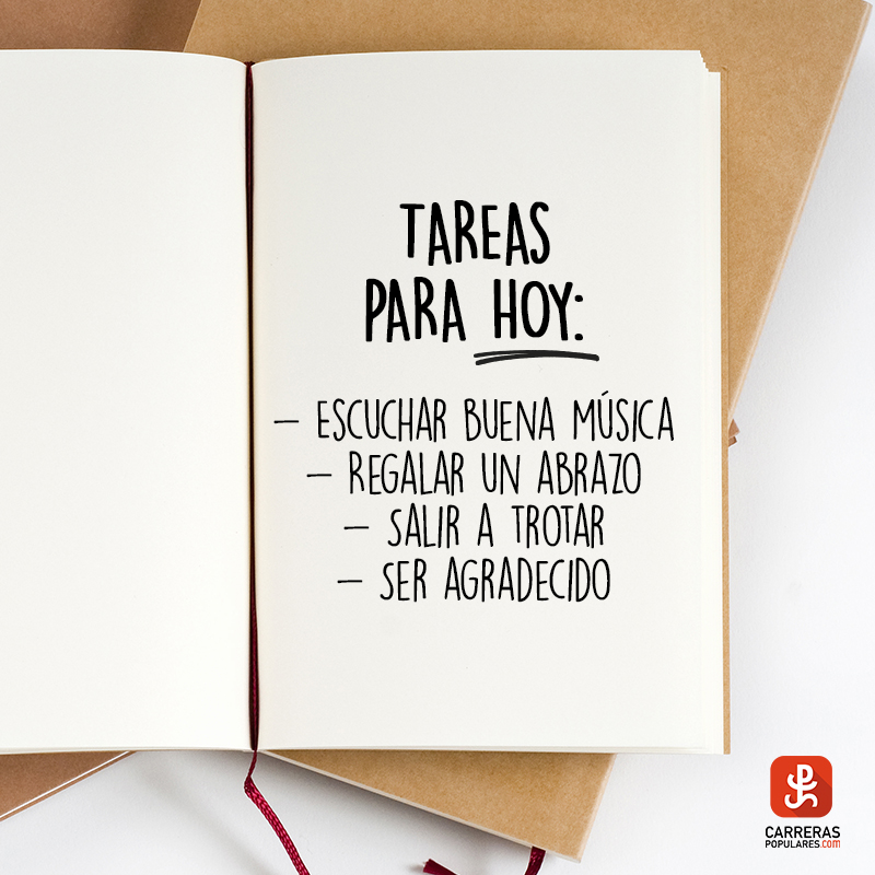 Tareas para hoy...