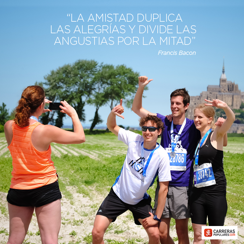 “La amistad duplica las alegrías y divide las angustias por la mitad”