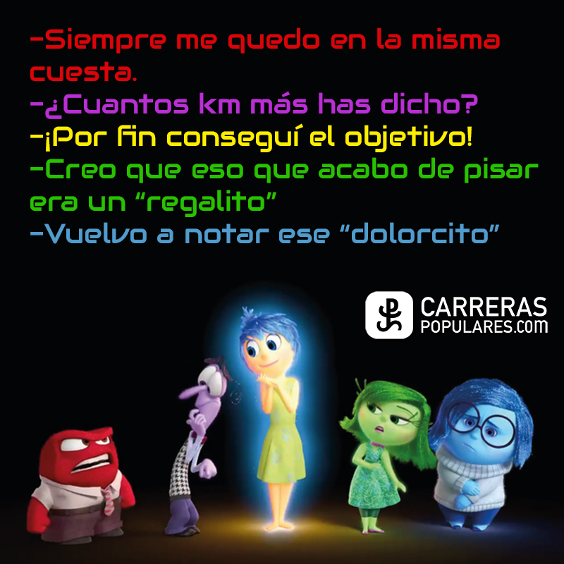 Emociones de un corredor.