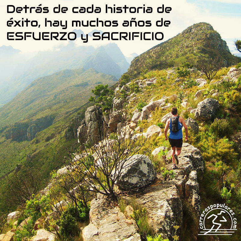 Detrás de cada historia de éxito, hay muchos años de ESFUERZO y SACRIFICIO