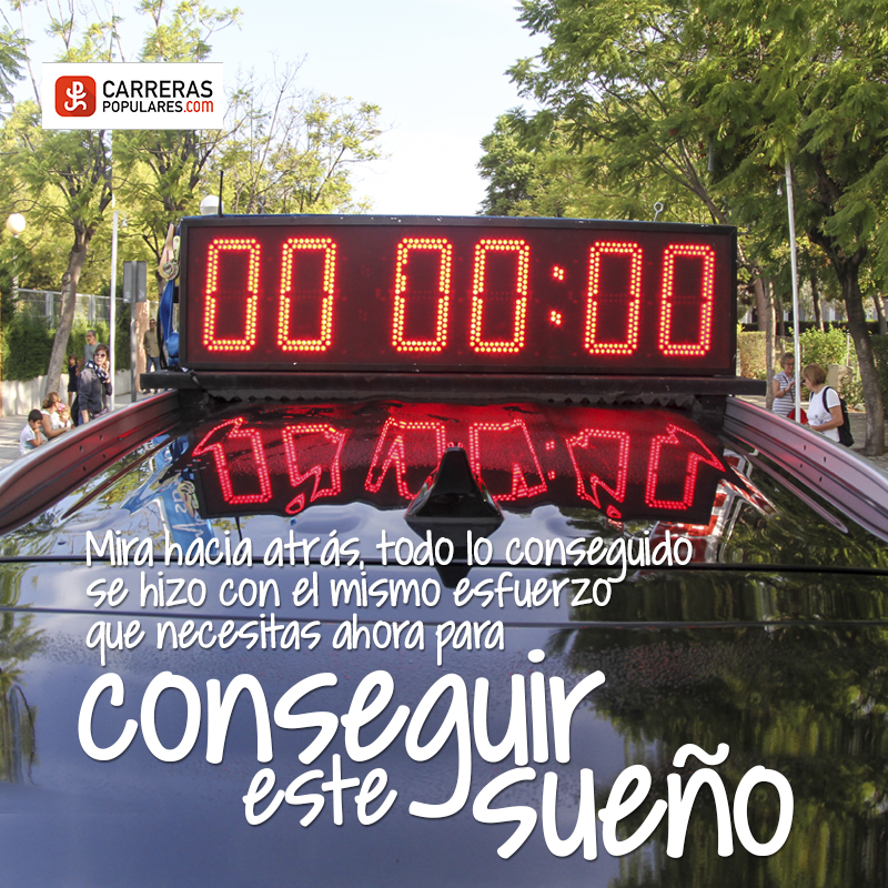 Mira hacia atrás, todo lo conseguido se hizo con el mismo esfuerzo que necesitas ahora para conseguir este sueño