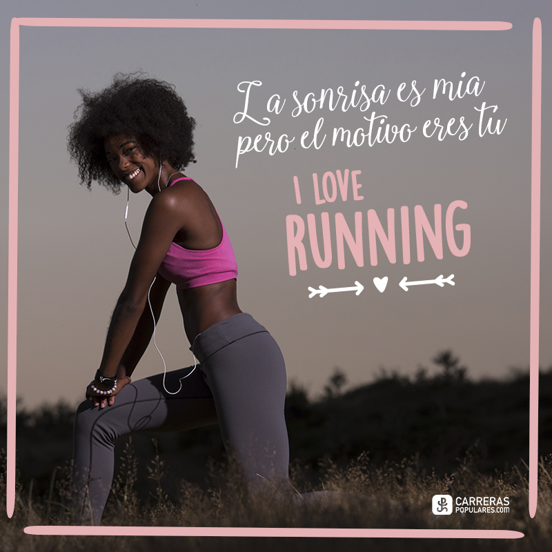 La sonrisa es mía, pero el motivo eres tú