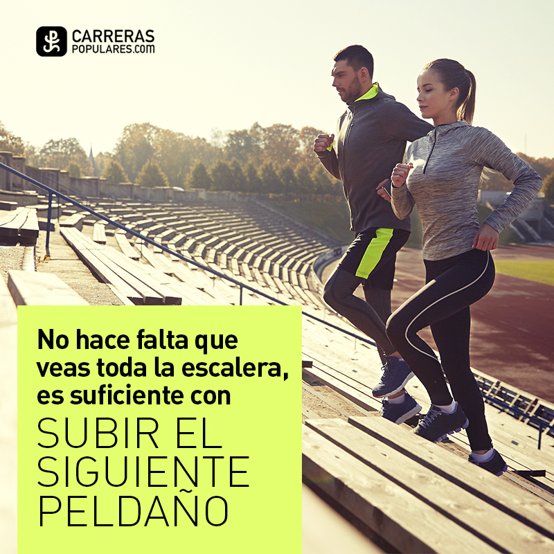 No hace falta que veas toda la escalera, es suficiente con subir el siguiente peldaño.