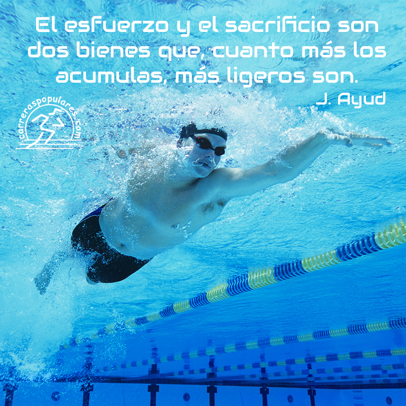 El esfuerzo y el sacrificio son dos bienes que, cuanto más los acumulas, más ligeros son. - J.Ayud