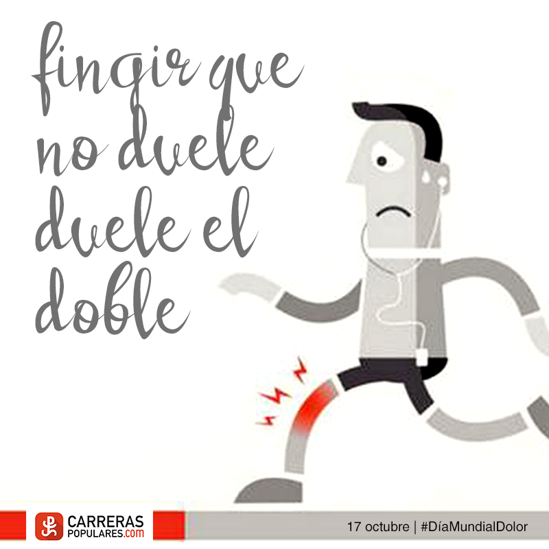 Fingir que no duele duele el doble
