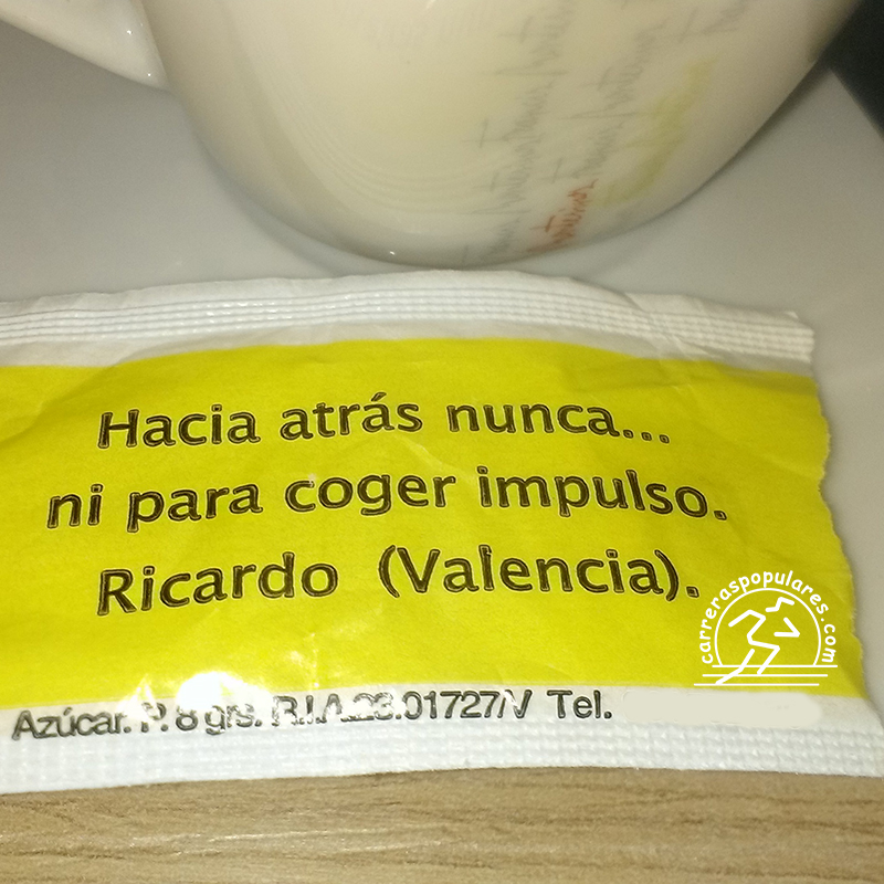 Hacia atrás nunca... ni para coger impulso. Ricardo (Valencia)