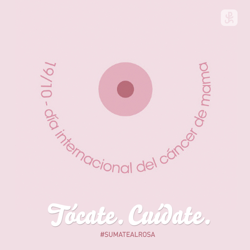 Tócate. Cuidate. Día Int. del cáncere de mama