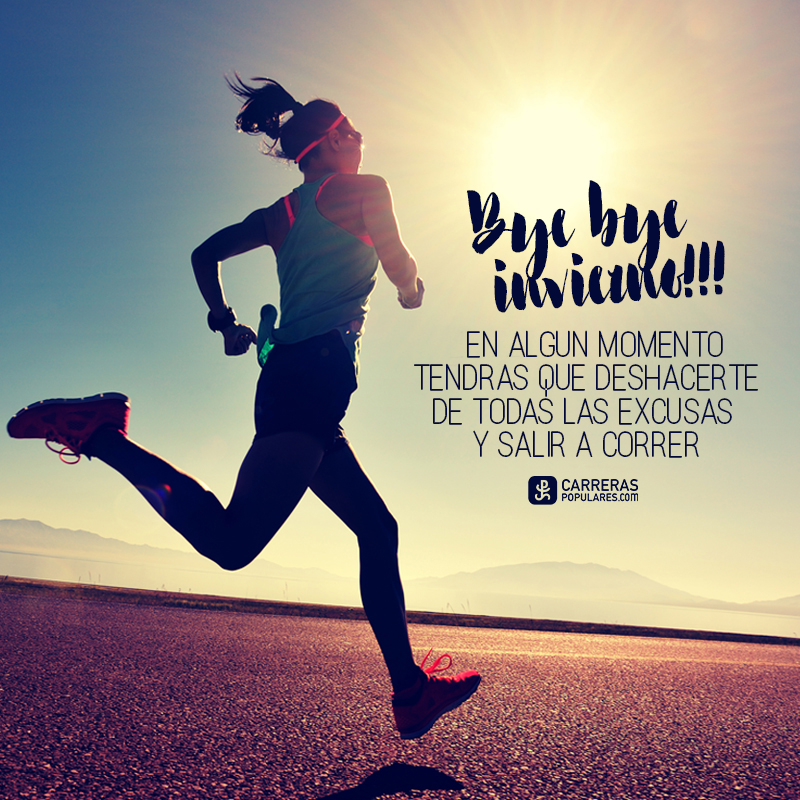 En algún momento tendrás que deshacerte de todas las excusas y salir a correr