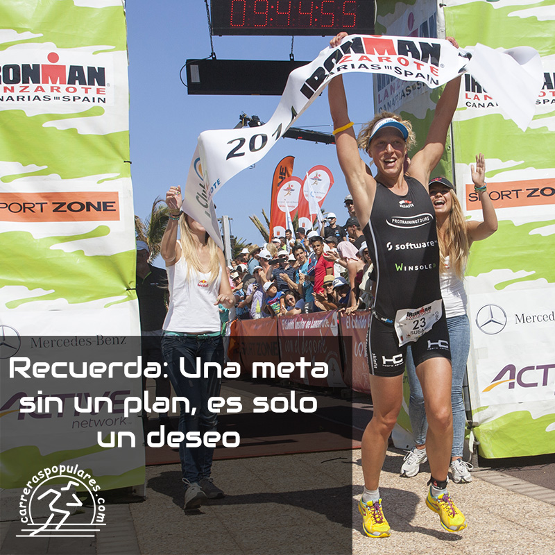 Recuerda: Una meta sin un plan es sólo deseo.