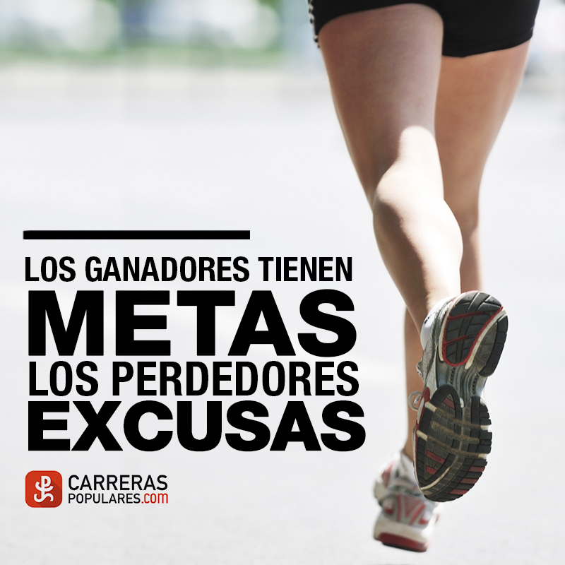 Los ganadores tienen metas. Los perdedores excusas.