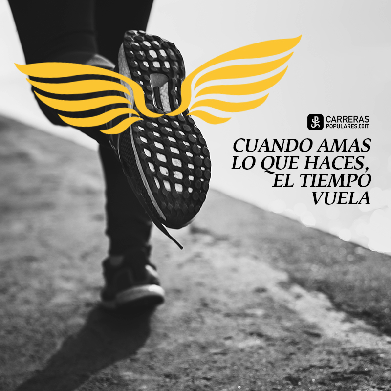 Cuando amas lo que haces el tiempo vuela