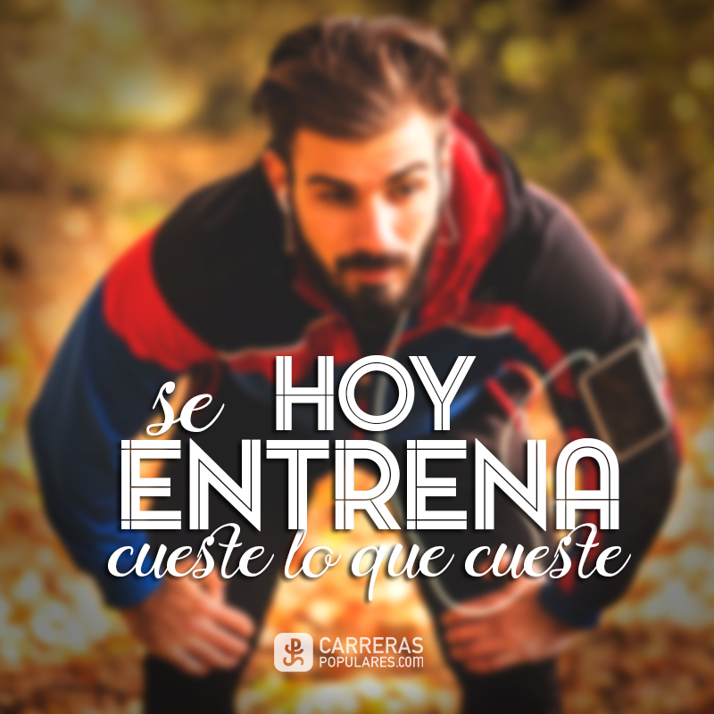 Hoy se entrena, cueste lo que cueste.