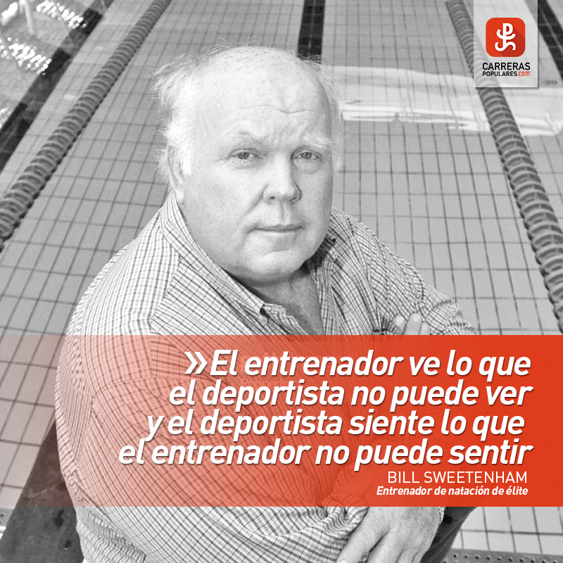 El entrenador ve lo que el deportista no puede ver y el deportista siente lo que el entrenador no puede sentir