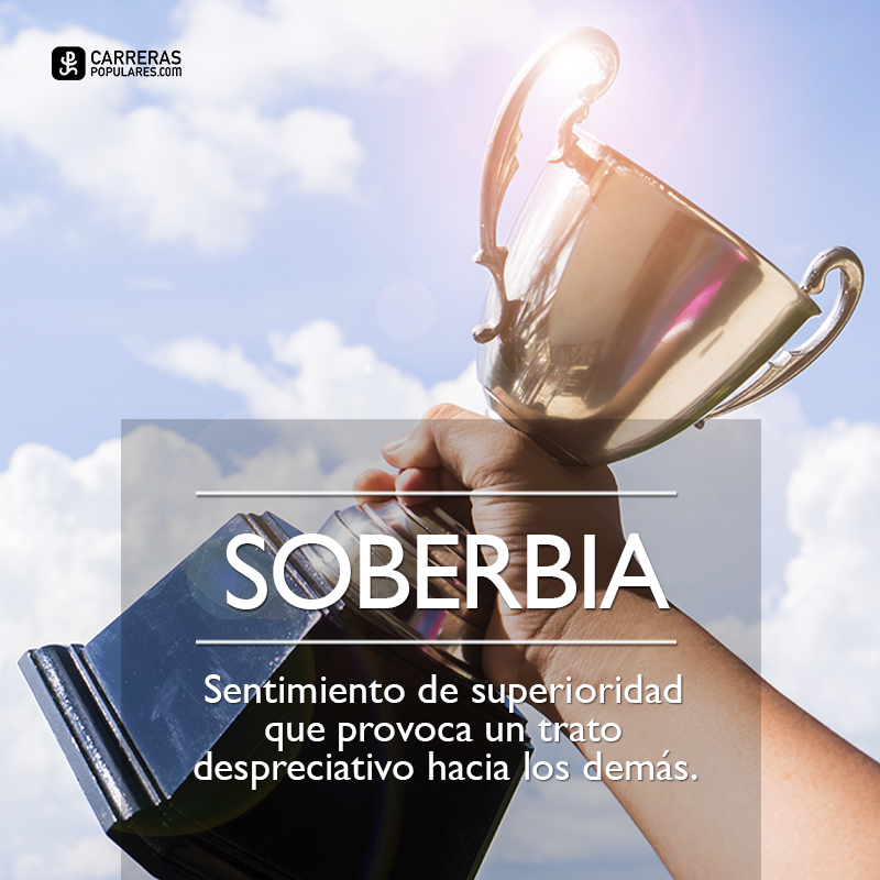 La soberbia es una discapacidad que suele afectar a infelices.