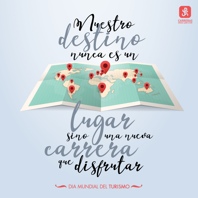 Nuestro destino nunca es un lugar sino una nueva carrera que disfrutar