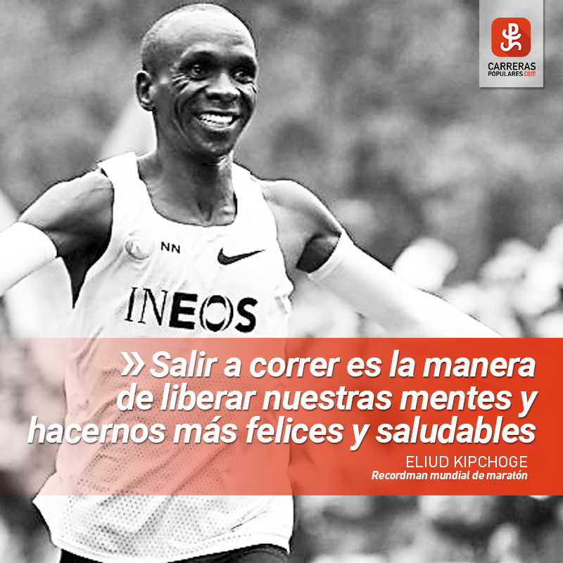 "Salir a correr es la manera de liberar nuestras mentes y hacernos más felices y saludables"