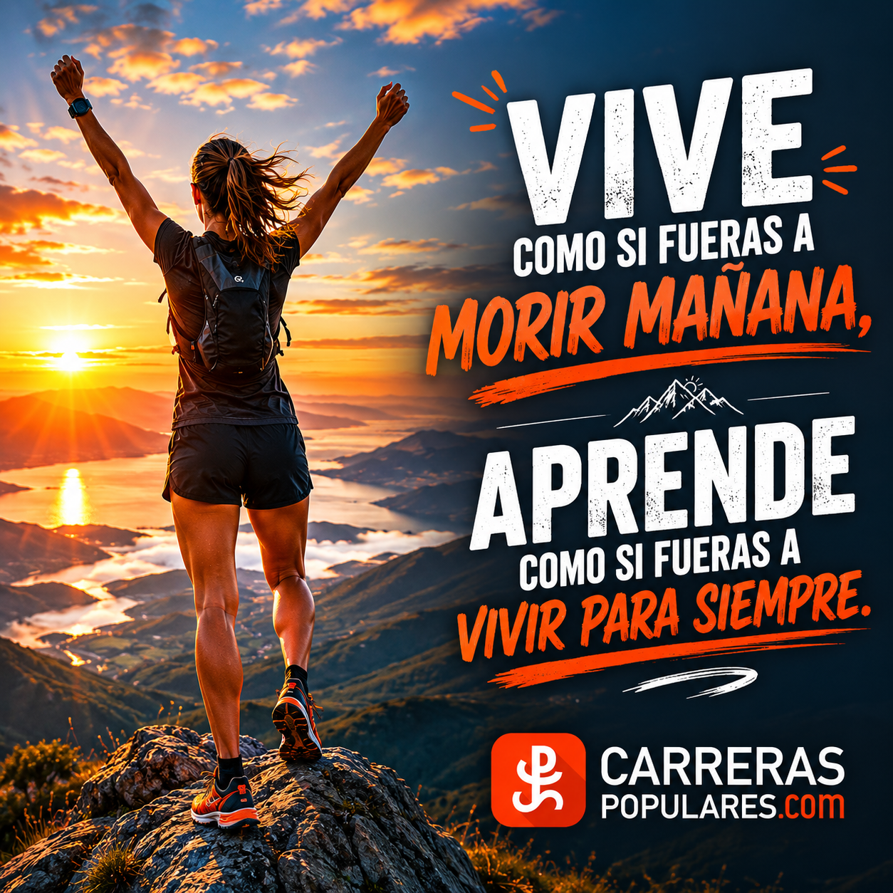 Vive como si fueras a morir mañana, aprende como si fueras a vivir para siempre