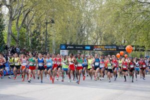 Salida del Medio Maratón de Madrid 2013