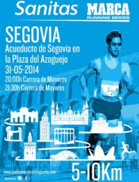 Cartel de la Sanitas Marca Running Series de Segovia