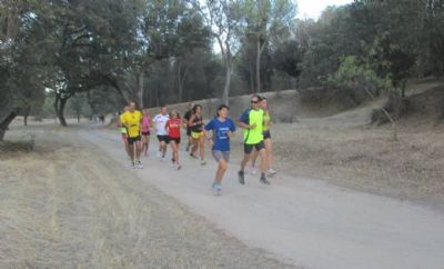 Uno de los entrenamientos de las Tapias de Verano, todos los jueves de mayo a finales de septiembre, en la Casa de Campo