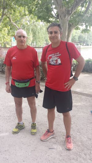 Paco y Carlos Cisneros, organizadores de la Carrera de la Ciencia