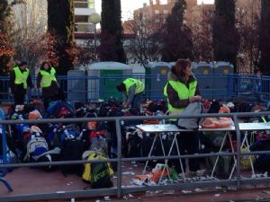 Ropero en una carrera popular