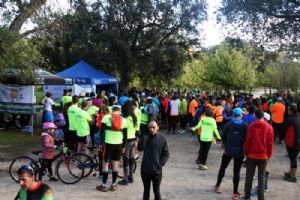 Un momento de la quedada de #KmsXalimentos del pasado domingo 9 de noviembre