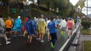 Momentos previos a la salida de la carrera