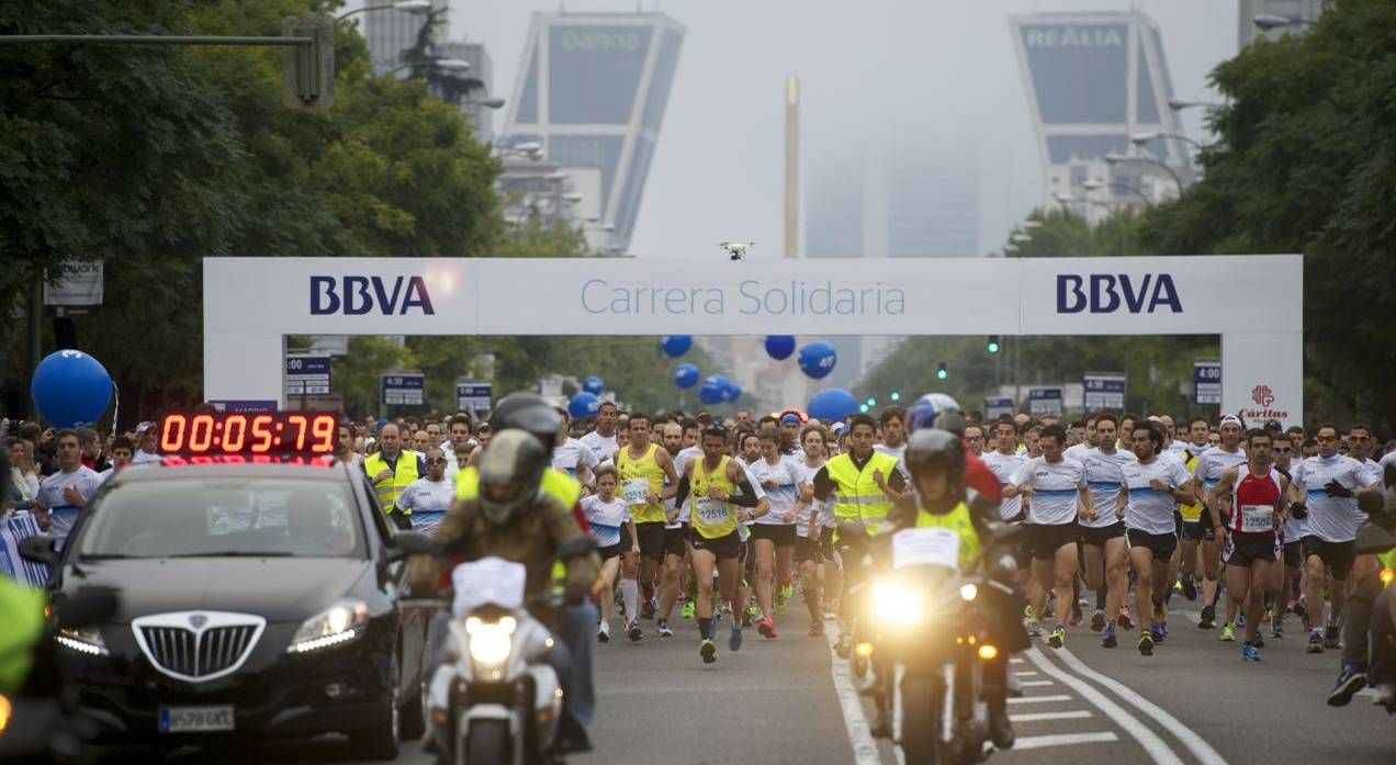 Ya tenemos ganadores para el sorteo de inscripciones a la VIII CARRERA SOLIDARIA BBVA del proximo 7 de diciembre en Madrid
