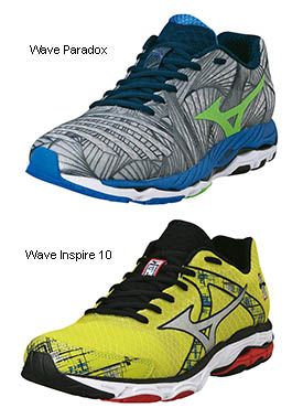 Mizuno Wave Paradox y Mizuno Wave Inspire 10