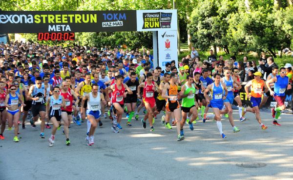 Salida de una de las carreras Rexona Street Run 2014
