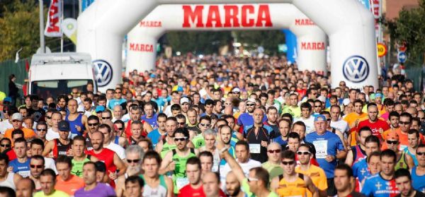 Salida de la Sanitas Marca Running Series de Gijón 2014