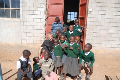 Niños en la escuela de James Moiben en Ziwa, Kenia