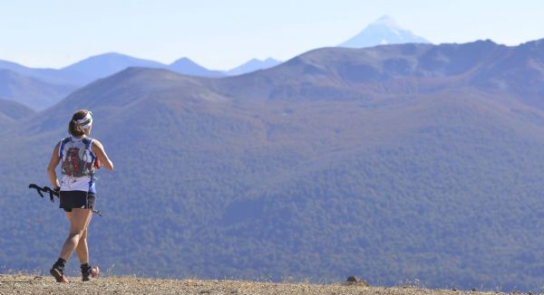Una participante en la Patagonia Run 2015