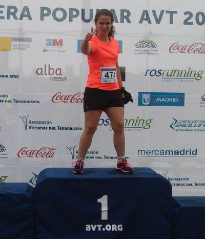 Rosa María Nieto, tras una carrera 