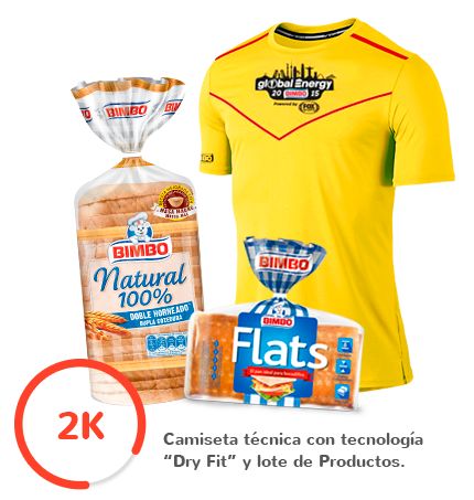 Bolsa del corredor 2 Km