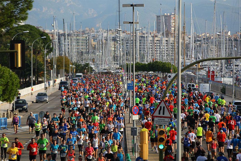 9.500 corredores disfrutaron de una jornada fantástica en Palma.
