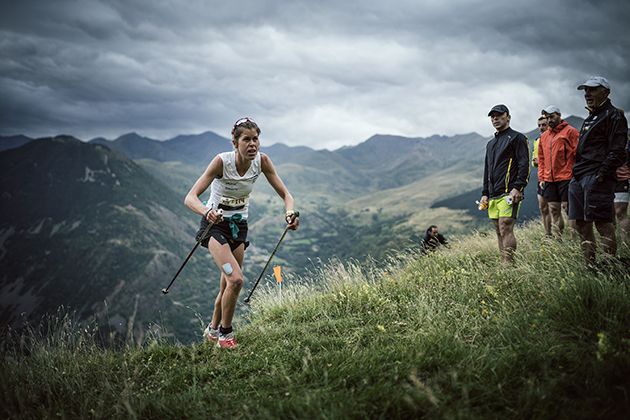 Laura Orgué subcampeona del mundo de kilómetro vertical. Foto Jordi Saragossa