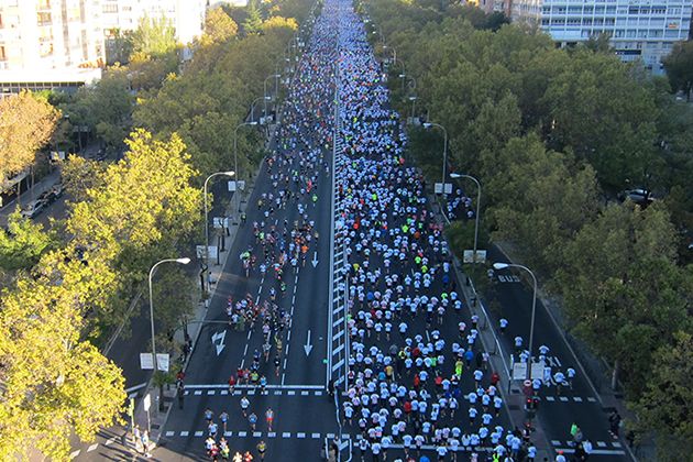 13.000 corredores disputaron esta mañana SANITAS MARCA RUNNING SERIES DERBI DE LAS AFICIONES MADRID