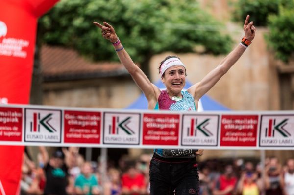 La victoria más emocionante: la de Maite Maiora en la Zegama-Aizkorri / foto: Jordi Saragossa
