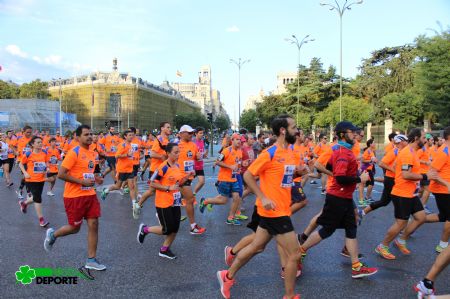 Participantes en la Bimbo Global Energy Race de Madrid en 2016