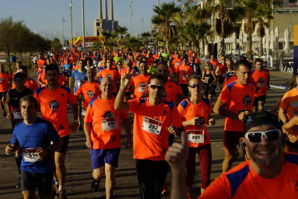 Corredores de la Bimbo Global Energy Race de Badalona en 2016