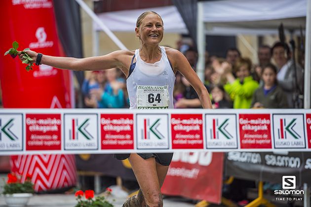 Ida Nilsson vence en Zegama en su primera participación / foto: Aritz Gordo - Salomon