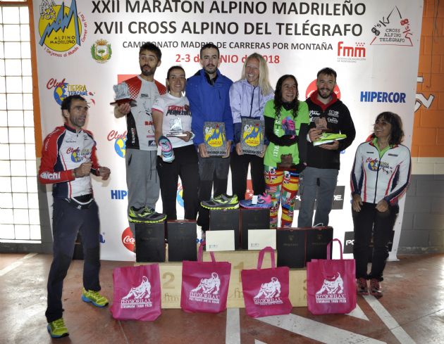 Ganadores categoría masculina y femenina