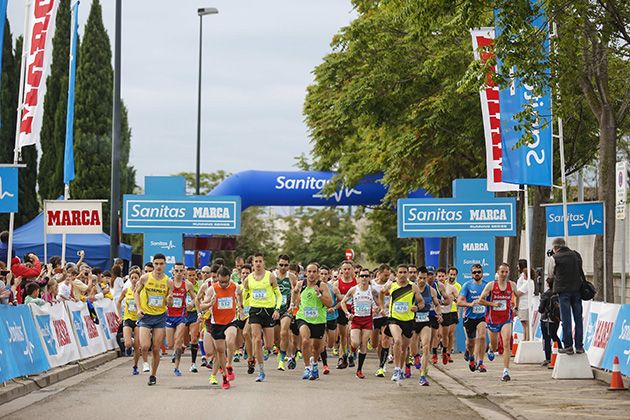 Imagen salida de Sanitas Marca running series Zaragoza 2018