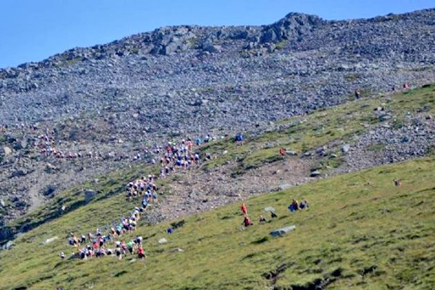 Imagen de la Ben Nevis Race (Foto: John ONeill - Facebook Ben Nevis Race)